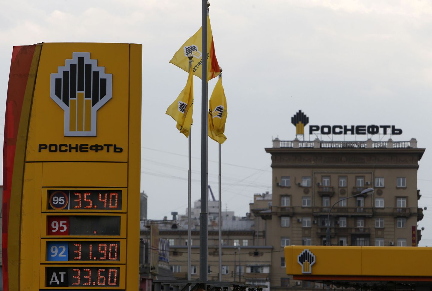 Rosnefti tankla Moskvas.
