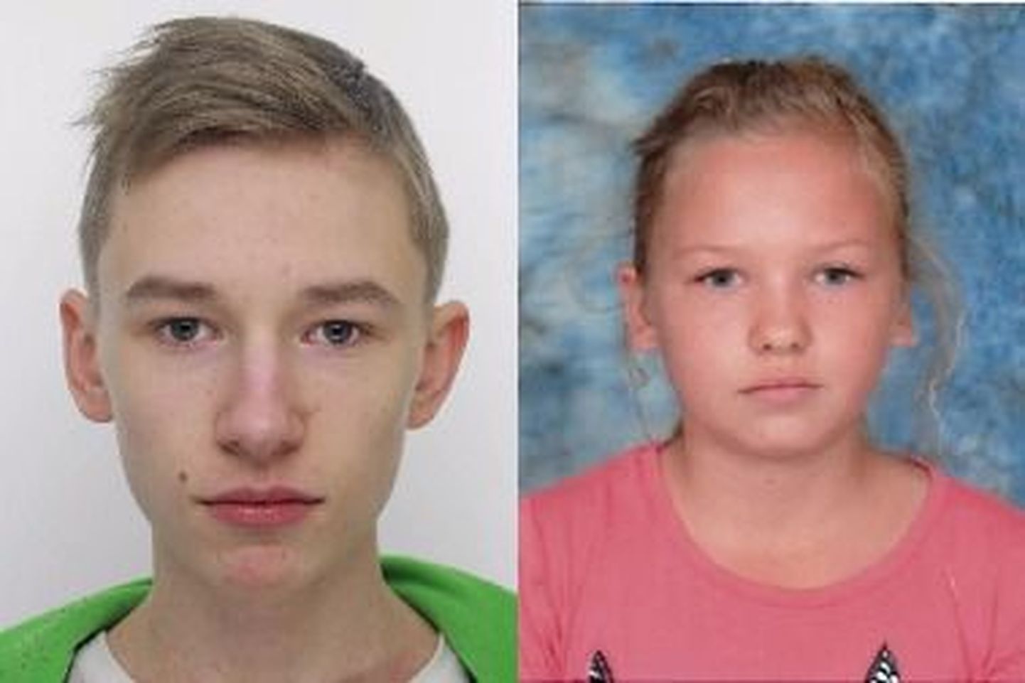 Раквереская полиция просит помощи в поисках 15-летнего Сийма и 13-летней Вероники.