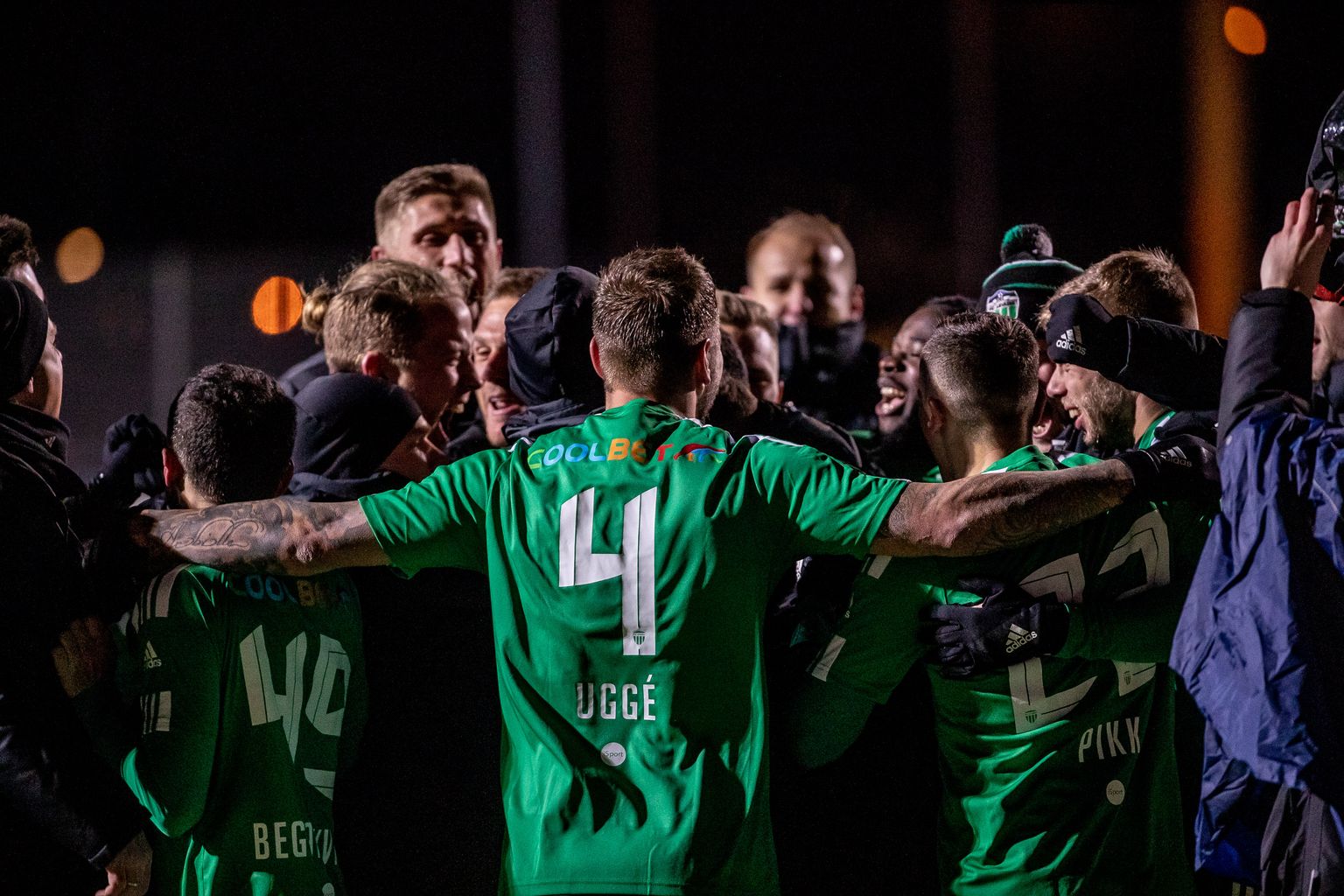 Nõmme Kalju ja Levadia kohtumises lõi väravaid vaid üks mees - Maximiliano Achille Ugge (nr 4).
