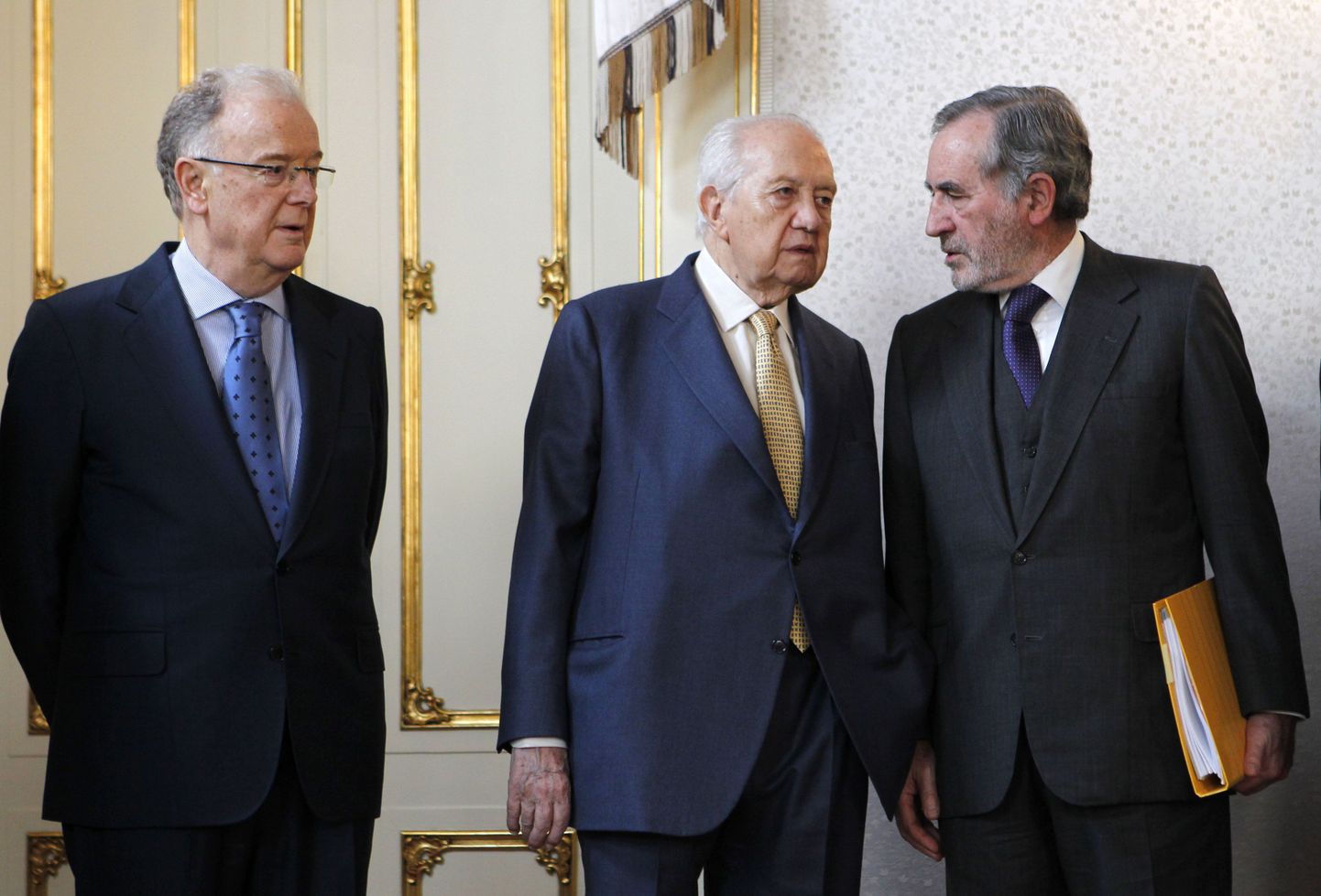 Portugali kolm ekspresidenti (vasakult): 
Jorge Sampaio, Mario Soares ja Antonio Ramalho Eanes.