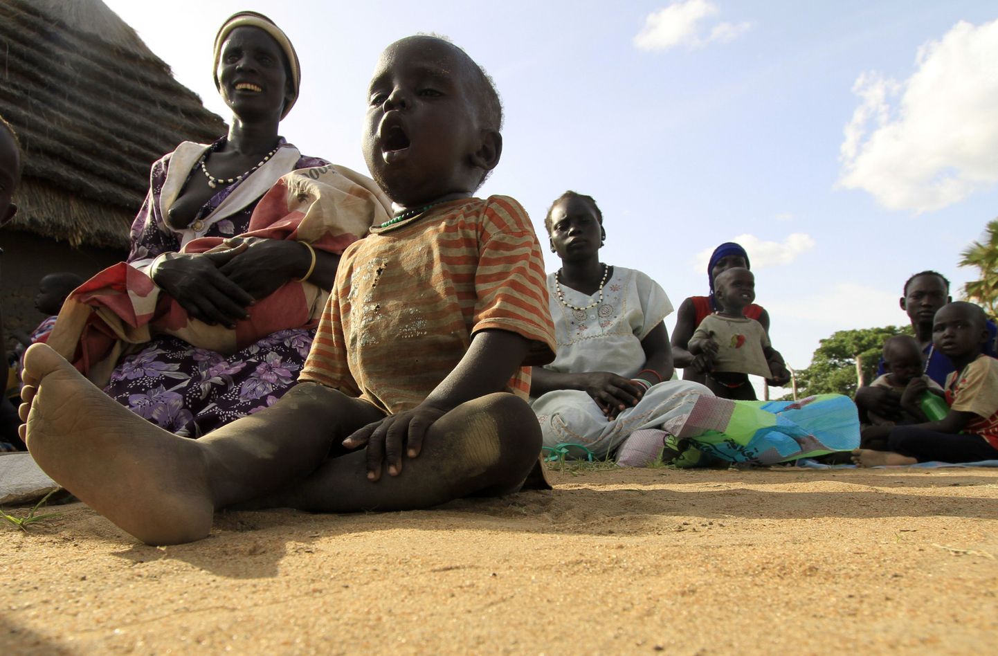 Жители Южного Судана.
