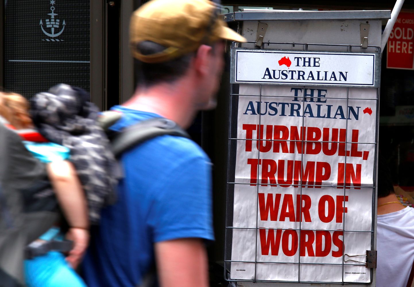 Austraalia meedia Donald Trumpi kõnest Malcolm Turnbulliga