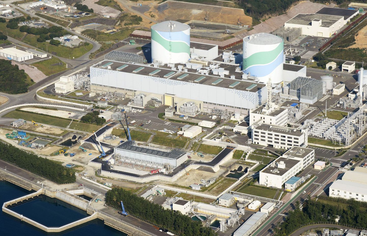 Vaade Sendai tuumaelektrijaamale.