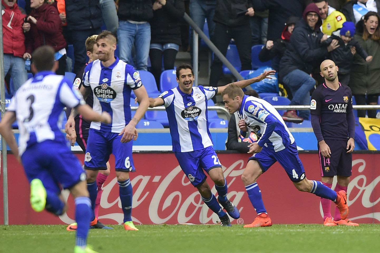 Deportivo La Coruna mängijad võisid täna rõõmustada.