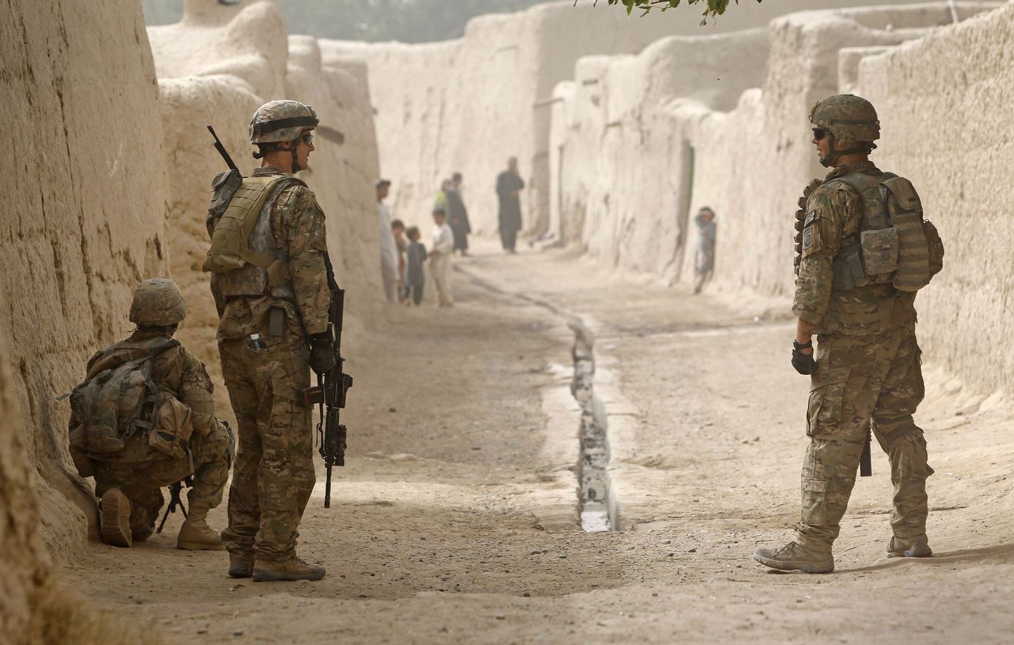 Cолдаты коалиционных сил в Афганистане.