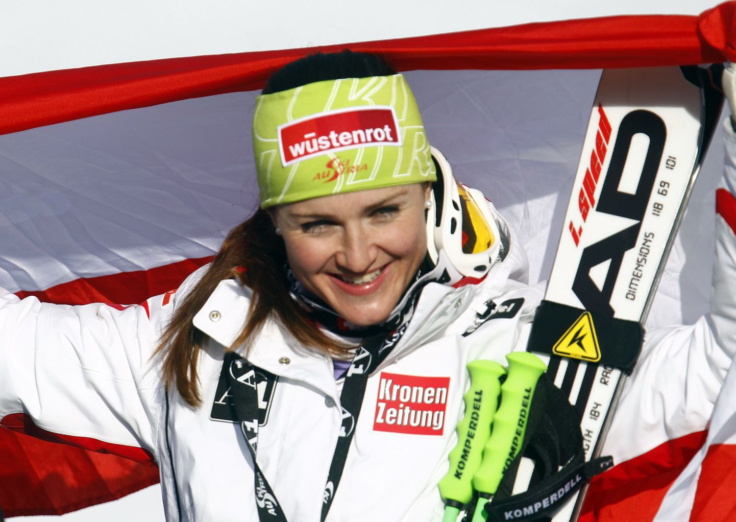 Elisabeth Görgl võitis karjääri esimese MM-kulla.
