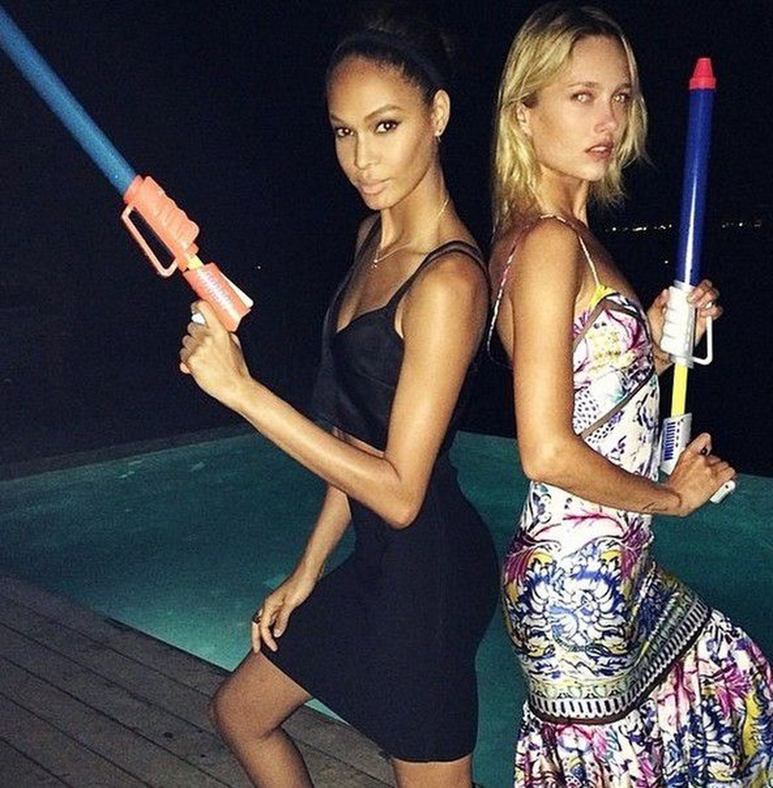 Karmen Pedaru ja Joan Smalls