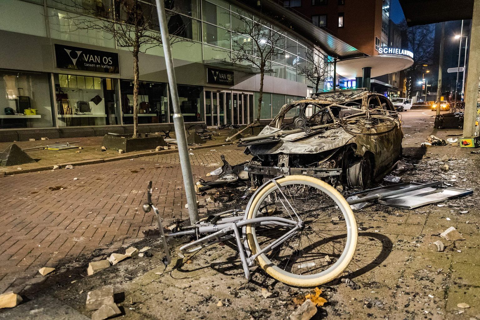 Rotterdam pärast meeleavaldust.