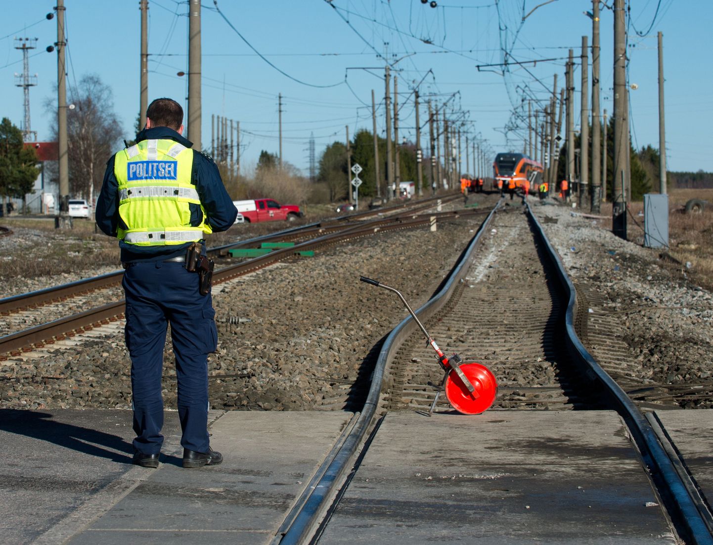 Harjumaal Raasiku raudteejaama juures juhtus kahe kannatanud õnnetus.