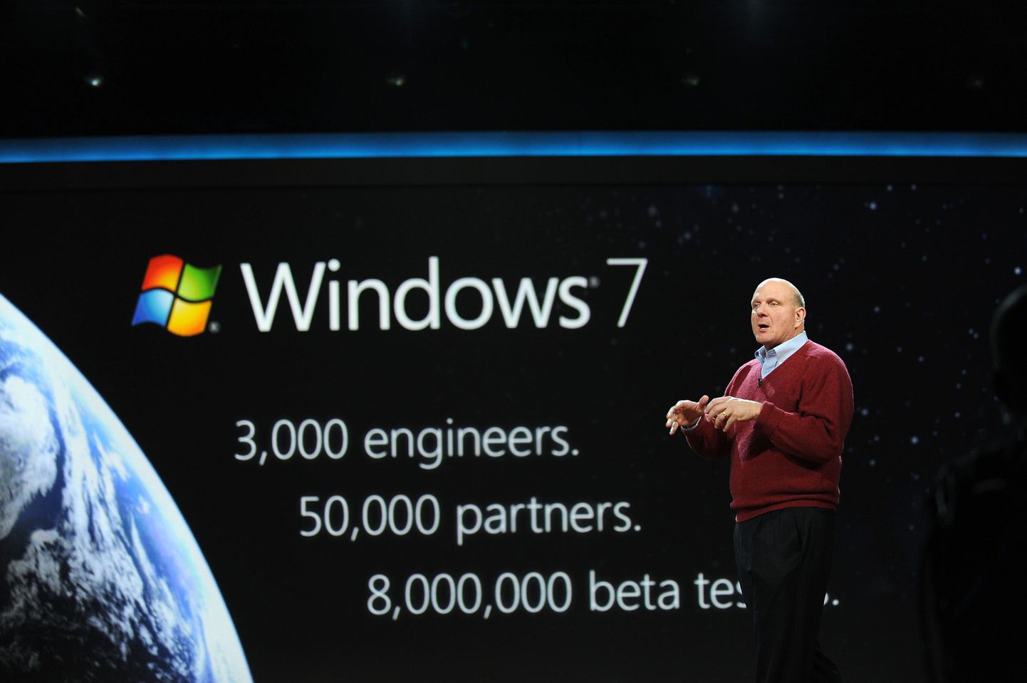 Microsofti juht Steve Ballmer.
