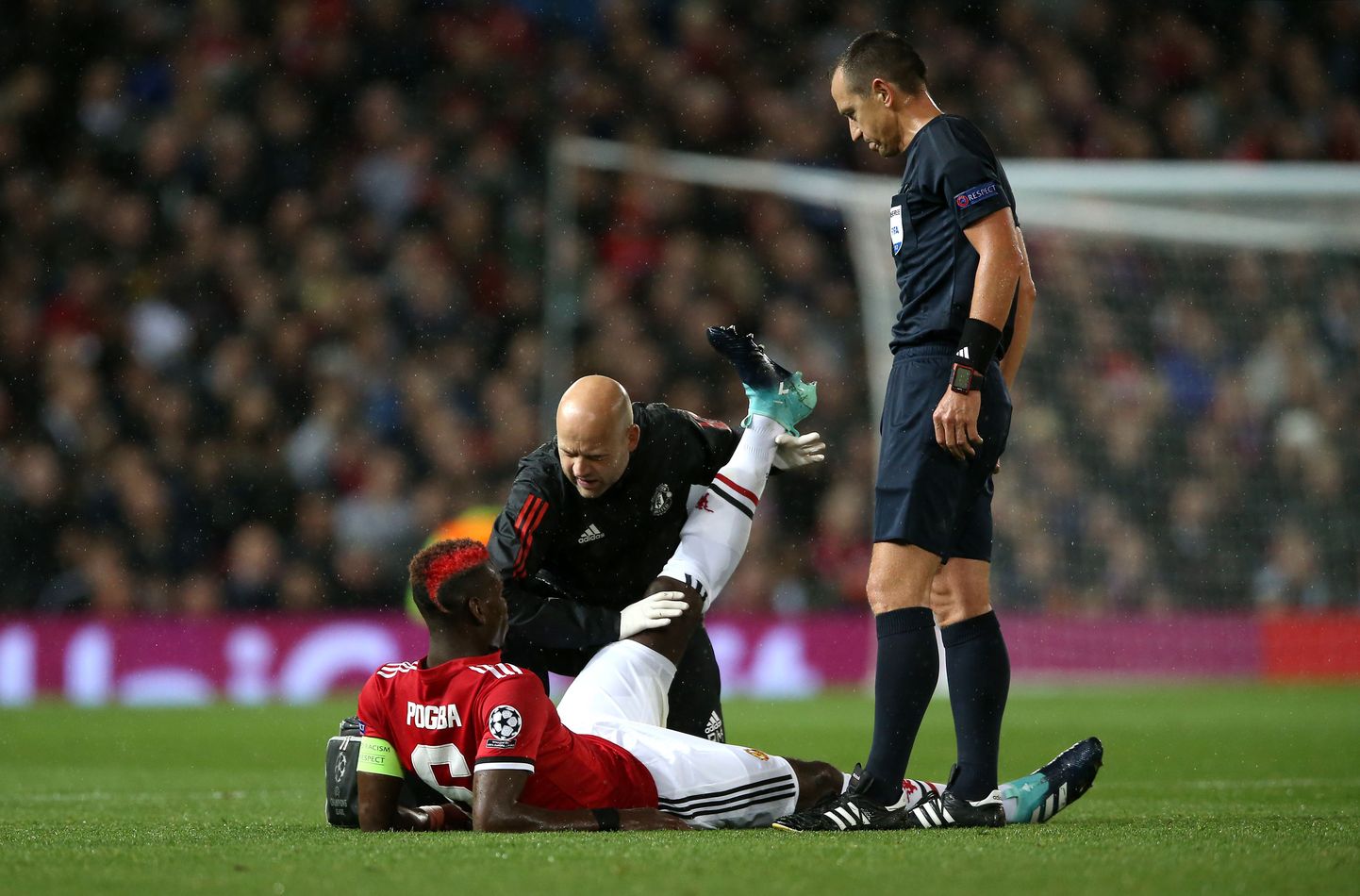 Paul Pogba korjas Meistrite liiga mängus vigastuse üles.