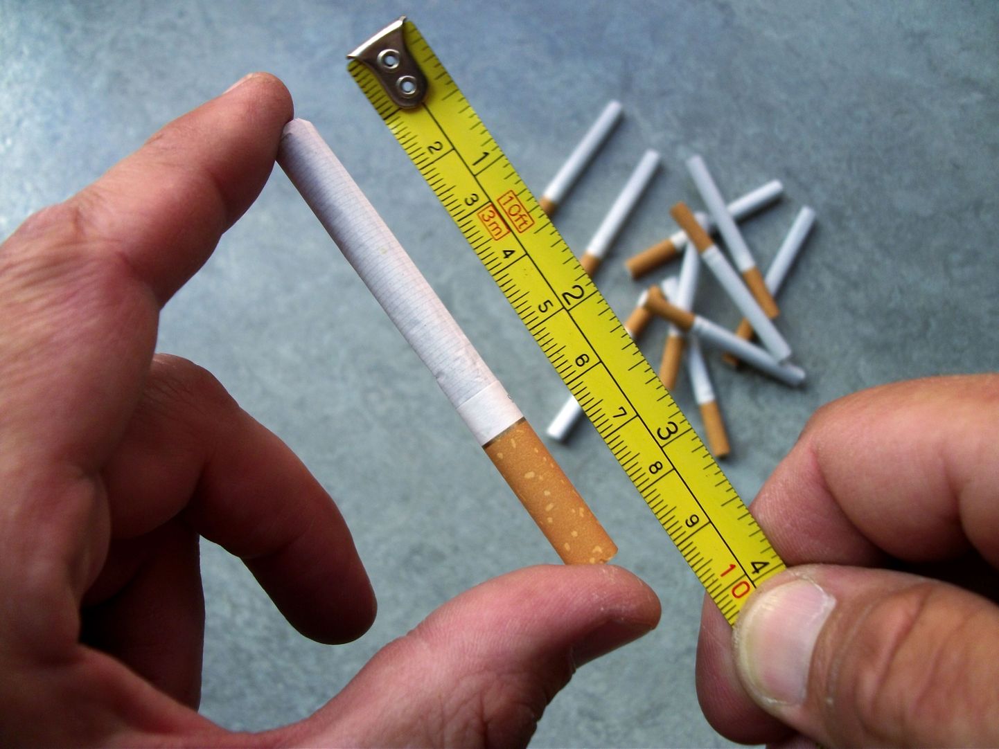 Uuest aastast on ühe sigareti lubatud pikkuseks ilma filtrita kaheksa sentimeetrit.