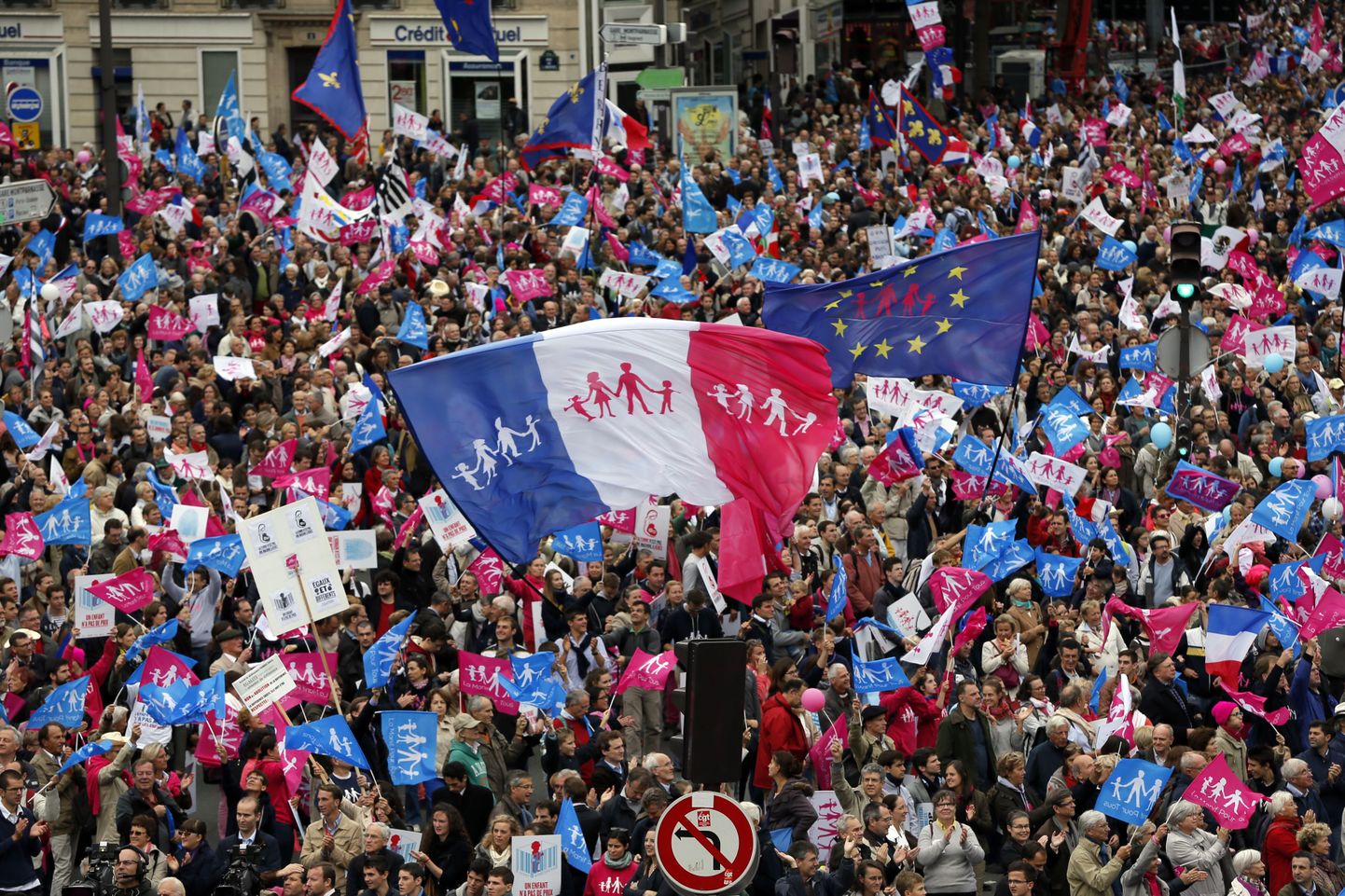 Демонстрация во Франции.Иллюстративное фото.