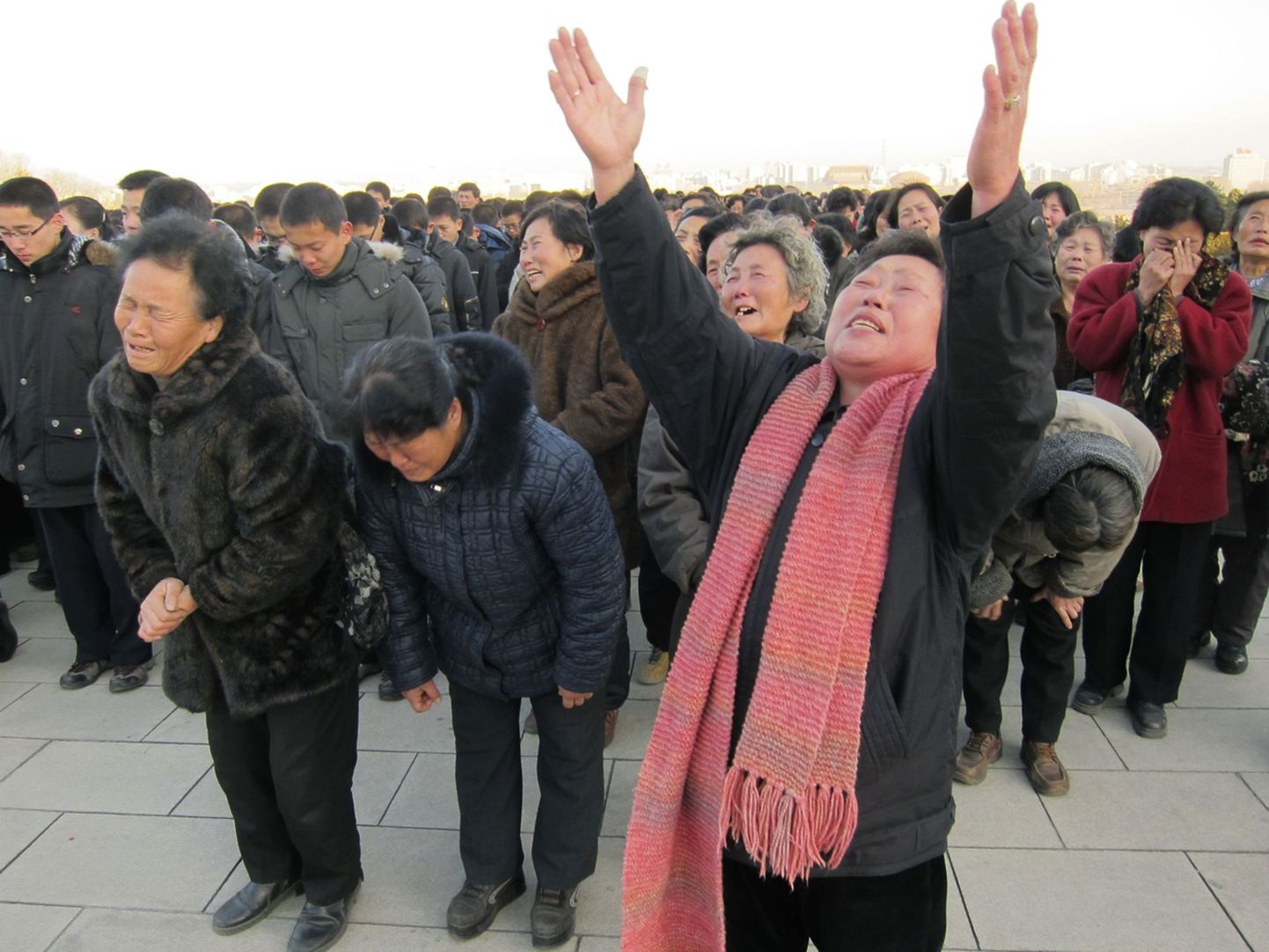 Põhjakorealased on Kim Jong-ili lahkumise tõttu murest murtud.