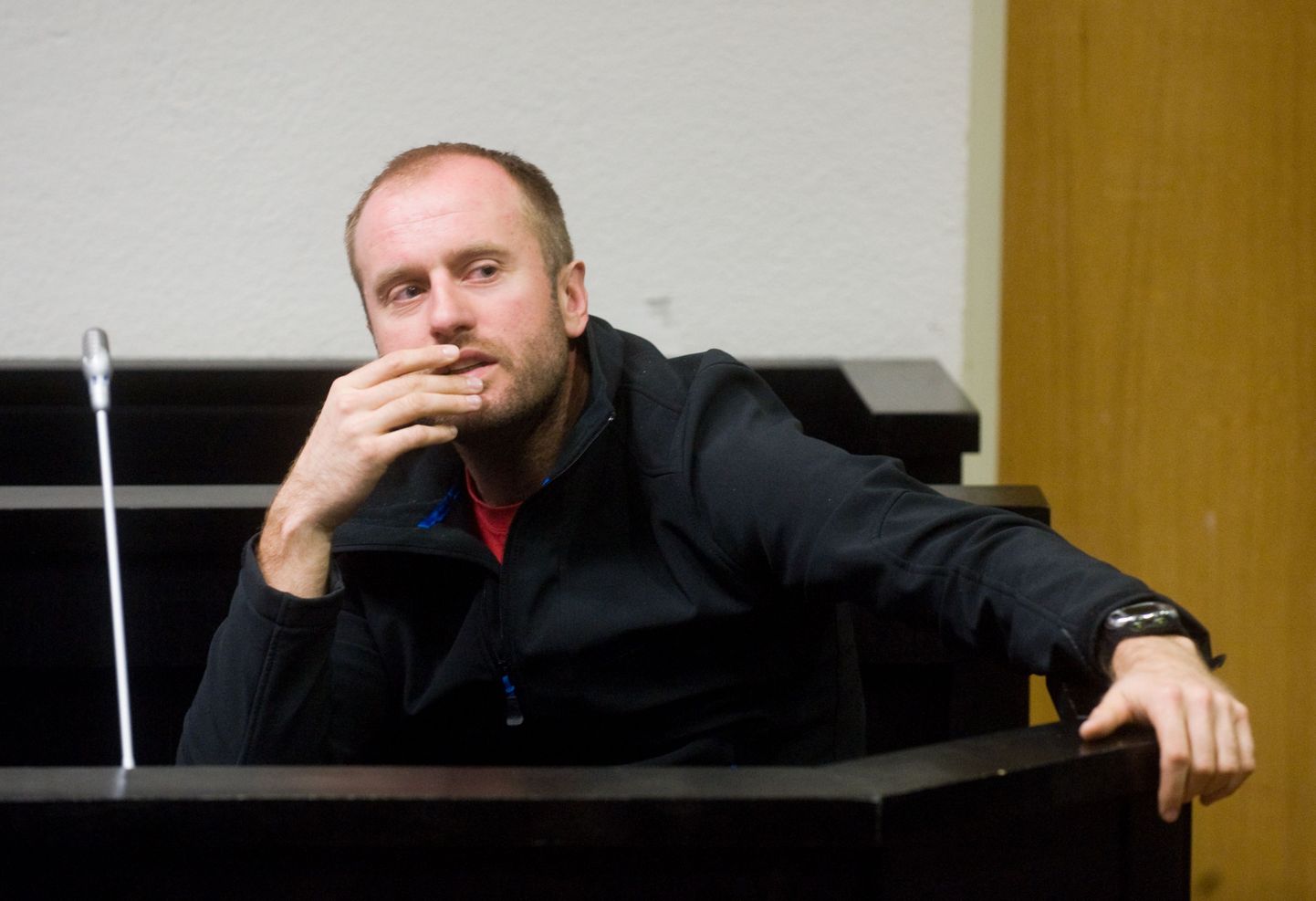 Murru vangla eksjuht Gunnar Bergvald kohtus.