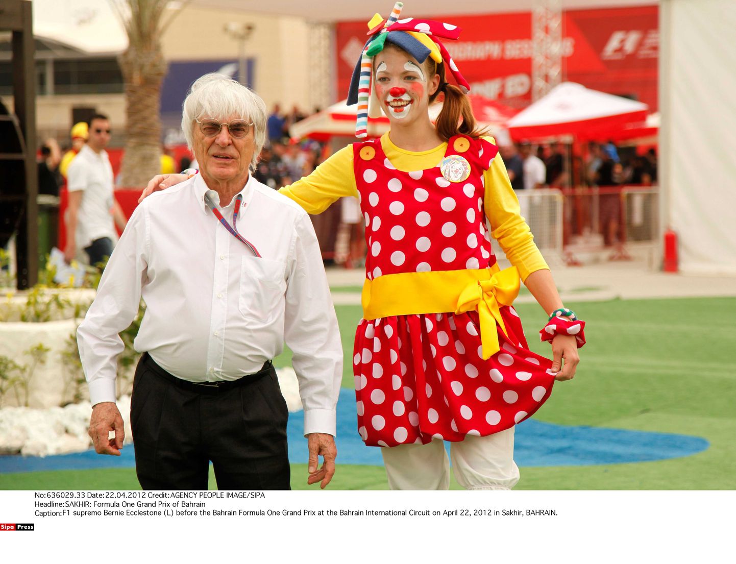 Bernie Ecclestone Bahreini GP-l.