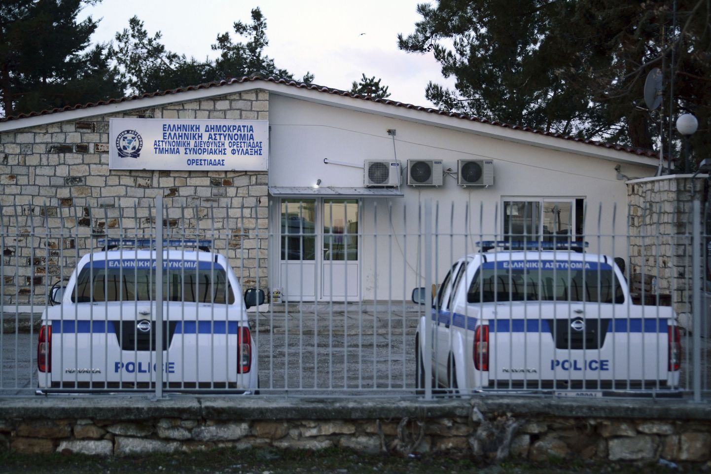 Kreeka politseijaoskond Türgi piiri lähedal asuvas külas.
