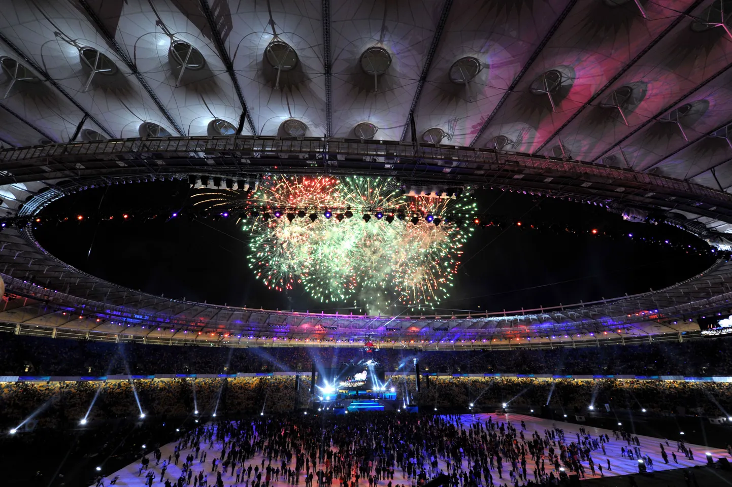 Kiievi olümpiastaadion. Sellel areenil peetakse järgmise suve EMi finaalmäng.