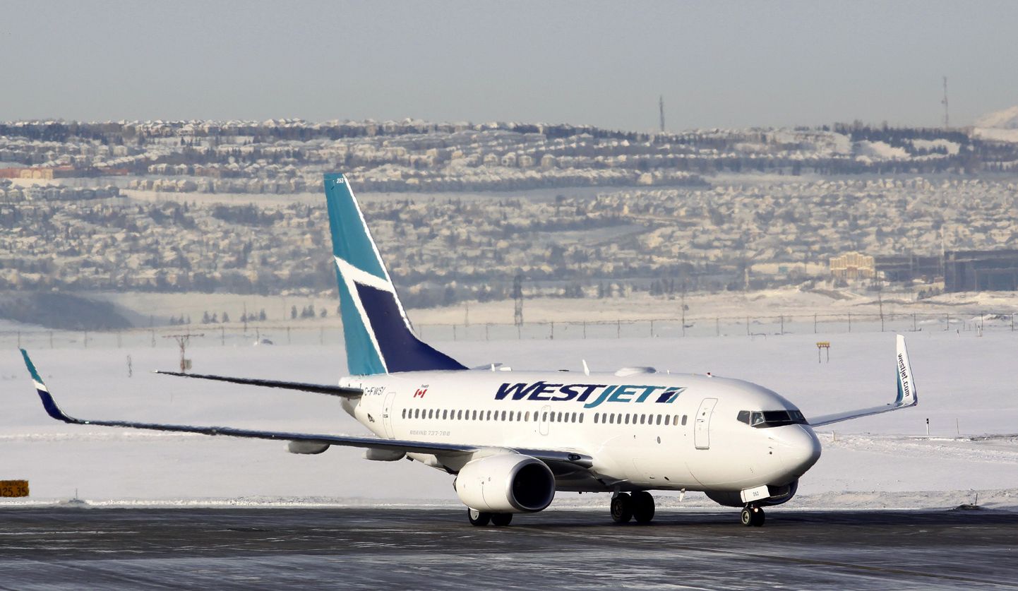 Самолет авиакомпании WestJet. Иллюстративное фото.