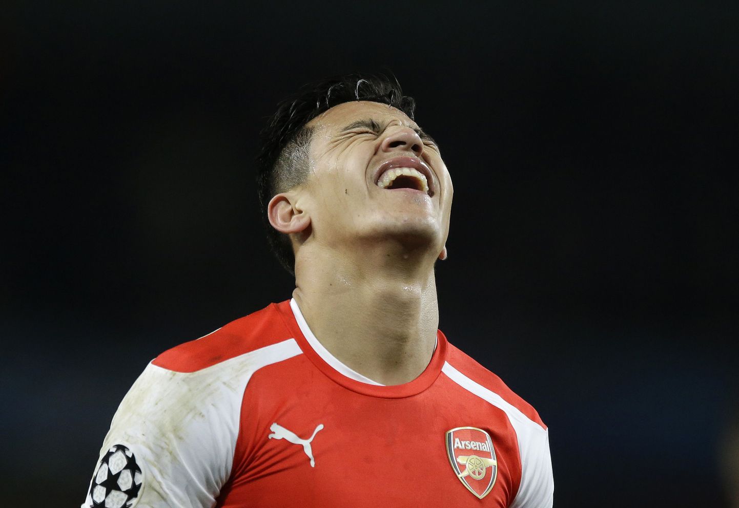 Arsenali staar Alexis Sanchez on kaotuses pettunud.