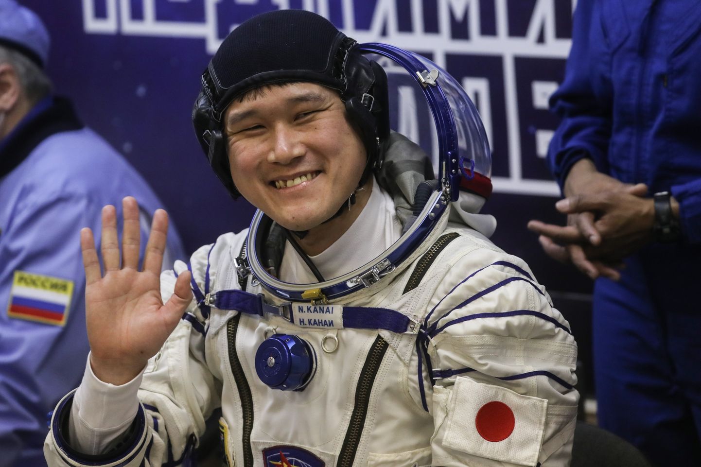 Японский астронавт Норисигэ Канаи.