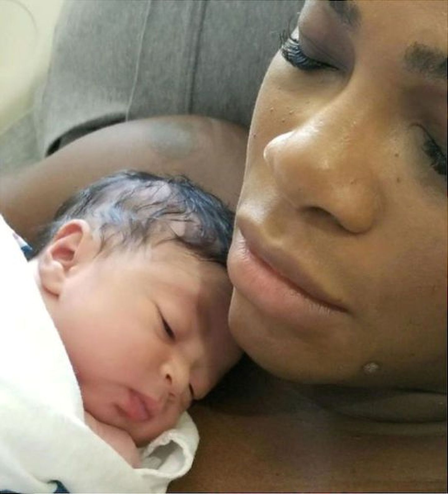 Serena Williams koos tütre Alexis Olympiaga