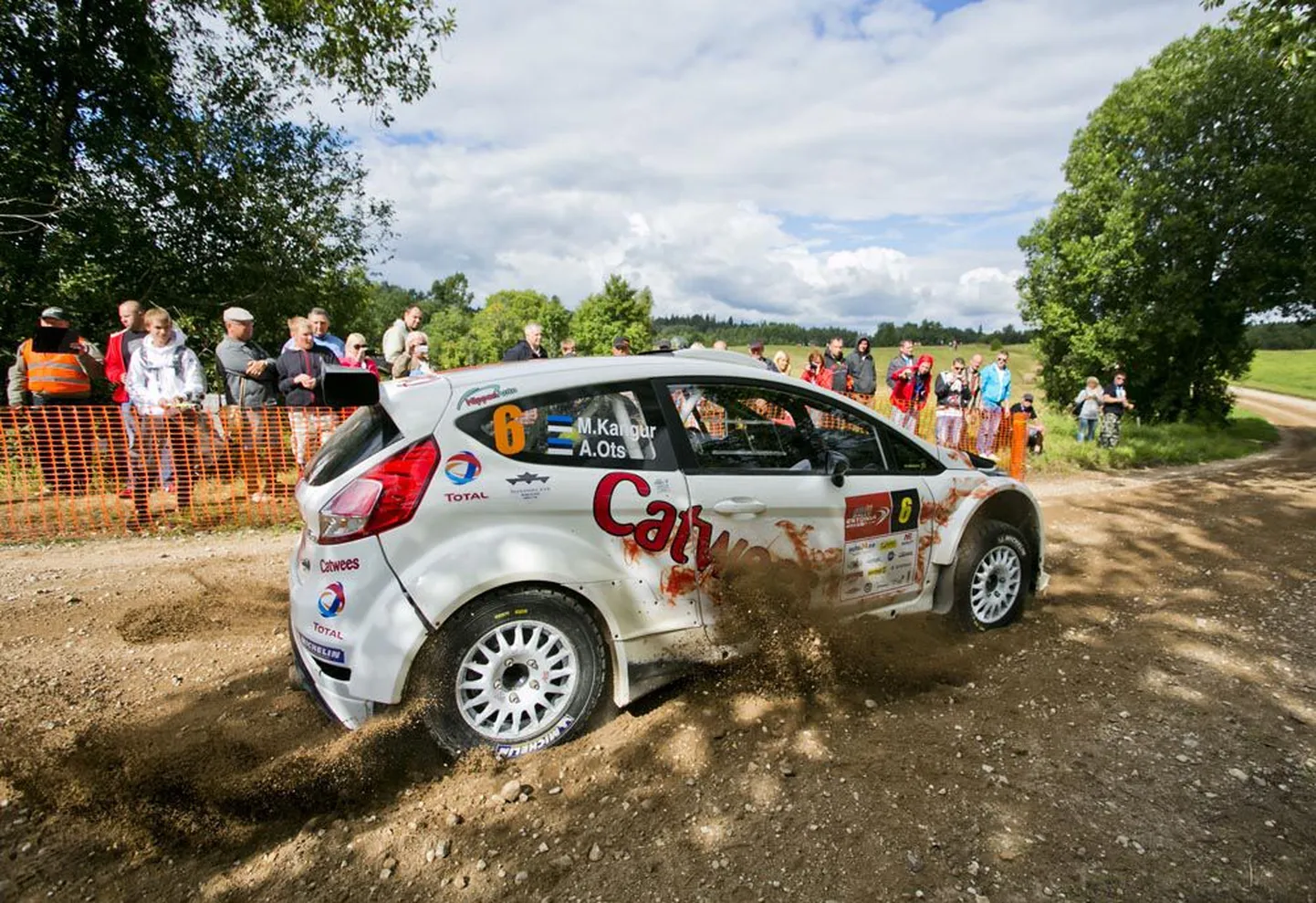 Martin Kangur tegi R5-autoga esmatutvust mullu suvel Rally Estonial.