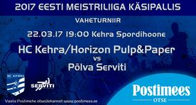 Käsipalli otsepilt: Kehra pidi koduplatsil Servitile alla vanduma