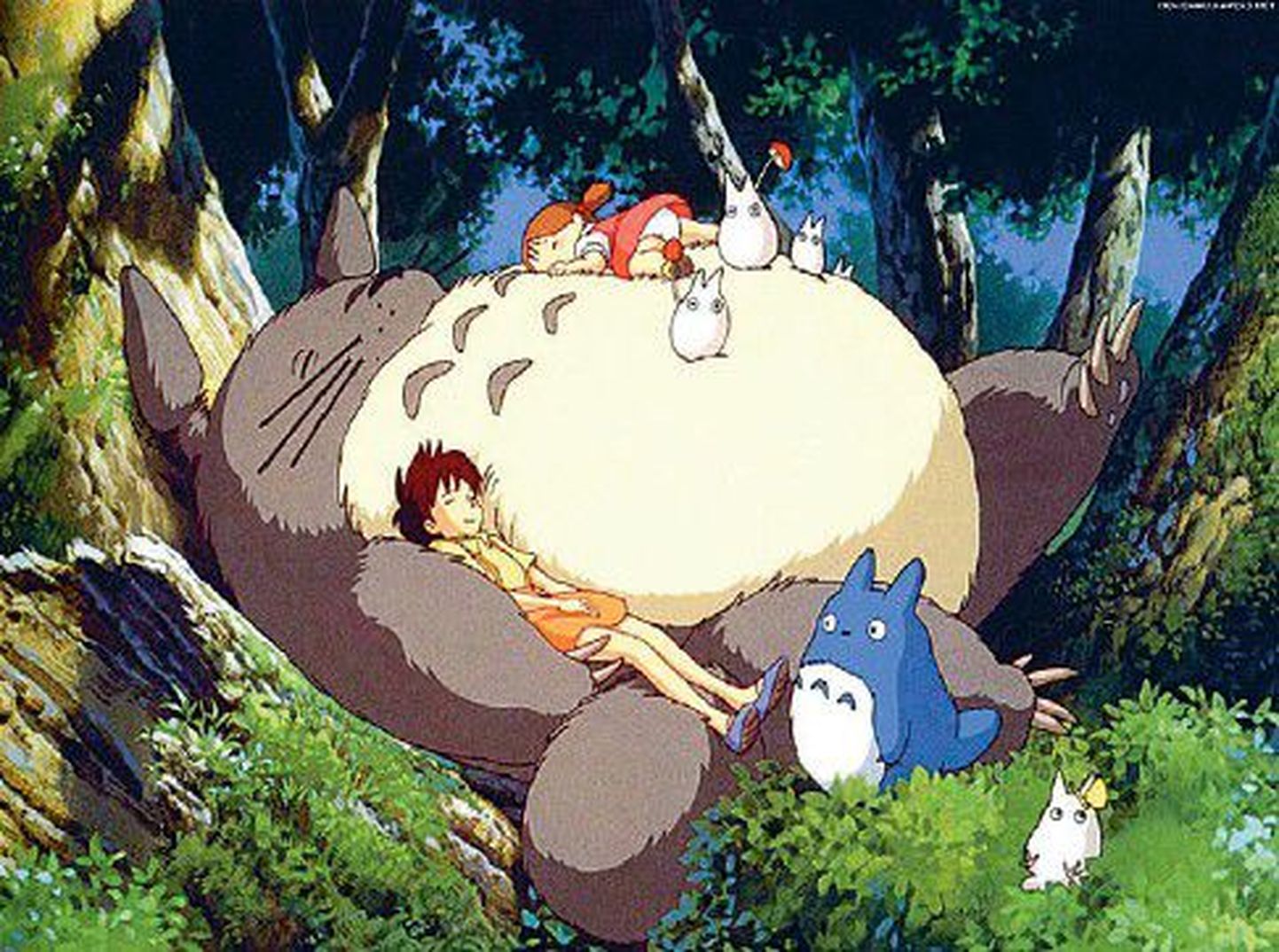 Totoro on lahe ja karvane loom naabermetsast.
