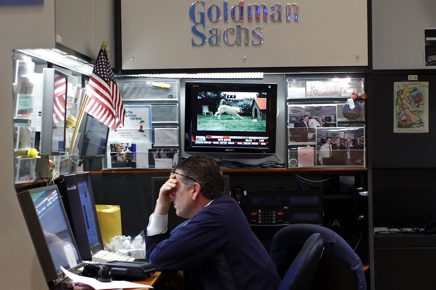 Goldman Sachsi kontor New Yorgi börsil.