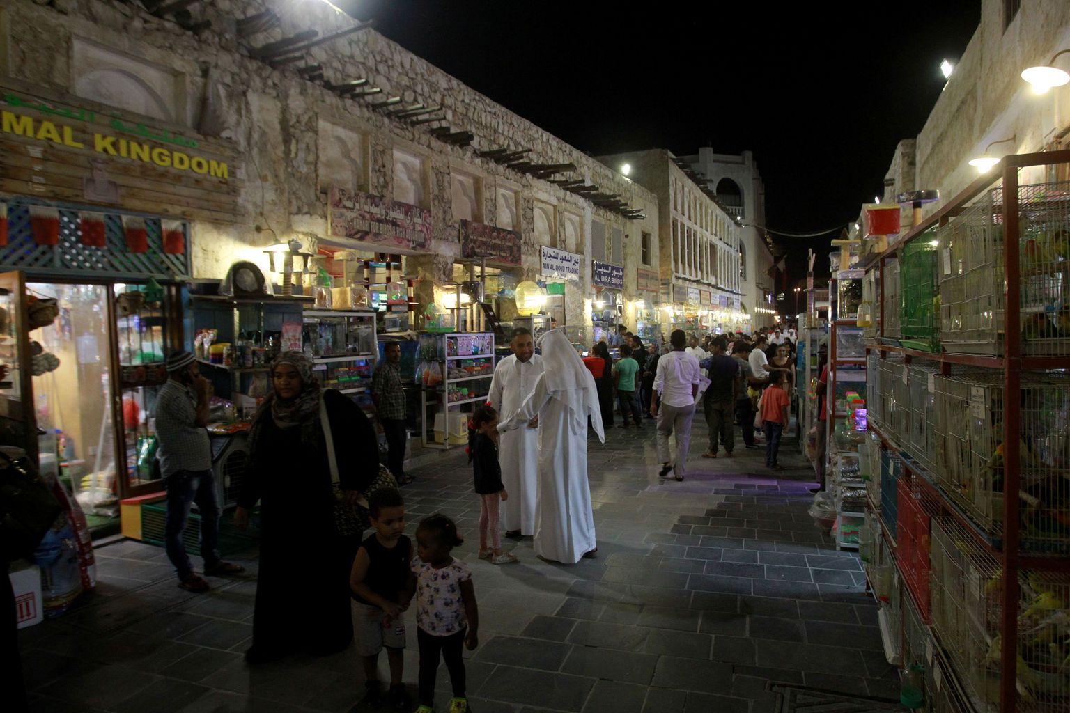 Souq Waqif turg Katari pealinnas Dohas.