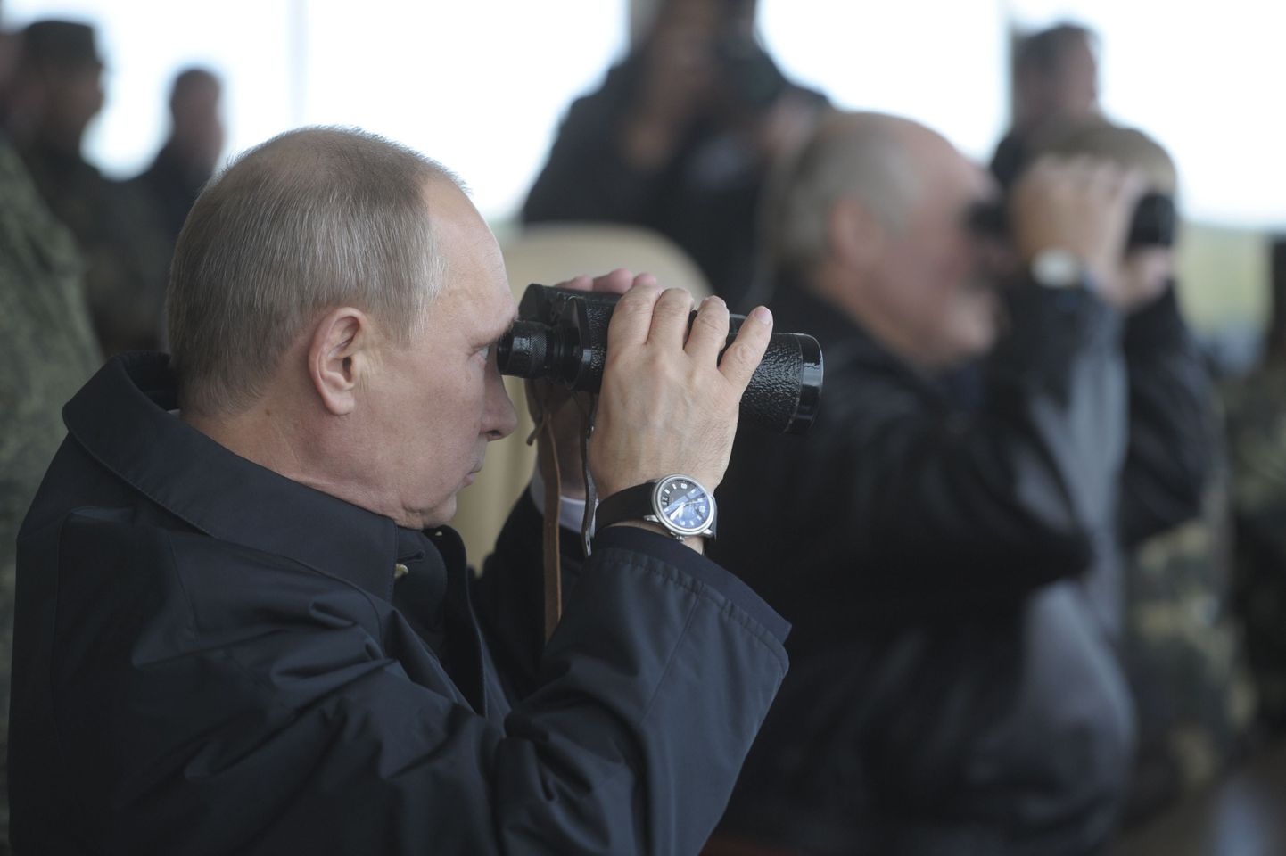 Venemaa president Vladimir Putin ja tema Valgevene ametivend Aleksander Lukašenka Zapadi jälgimas.