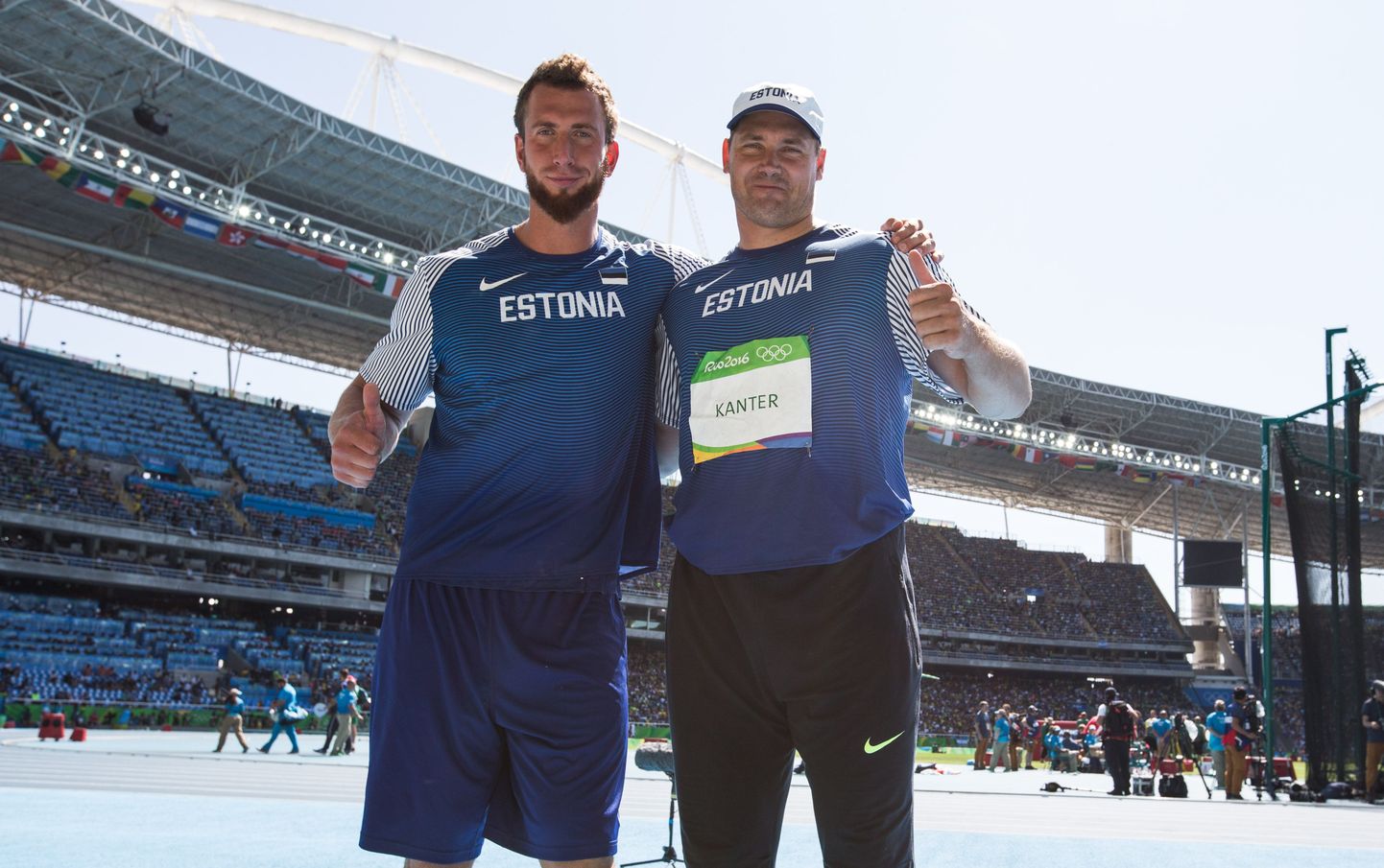 Мартин Куппер (слева) и Герд Кантер на Олимпиаде в Рио.