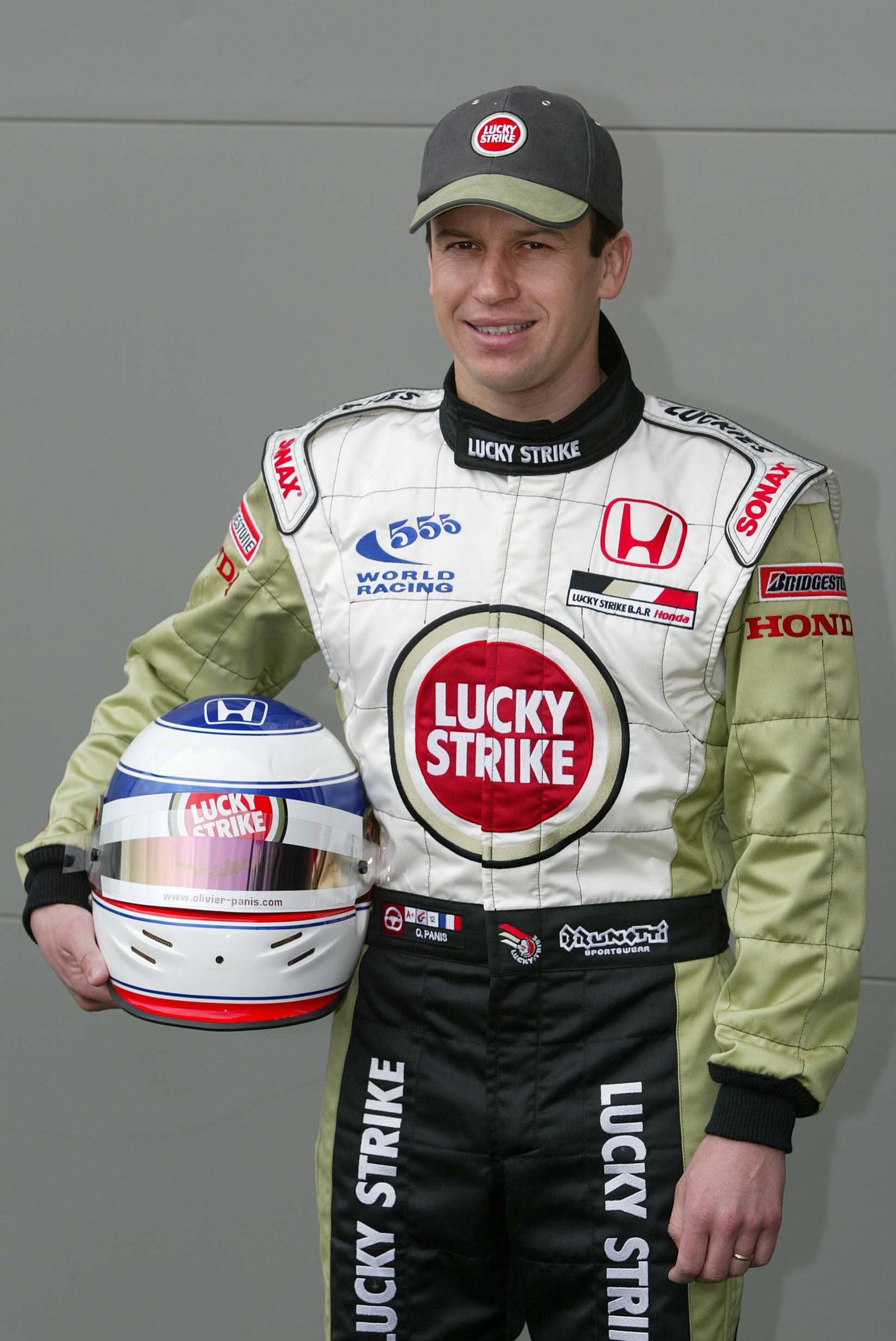 Olivier Panis 2002. aastal BAR-Honda vormel-1 võistkonna värvides.