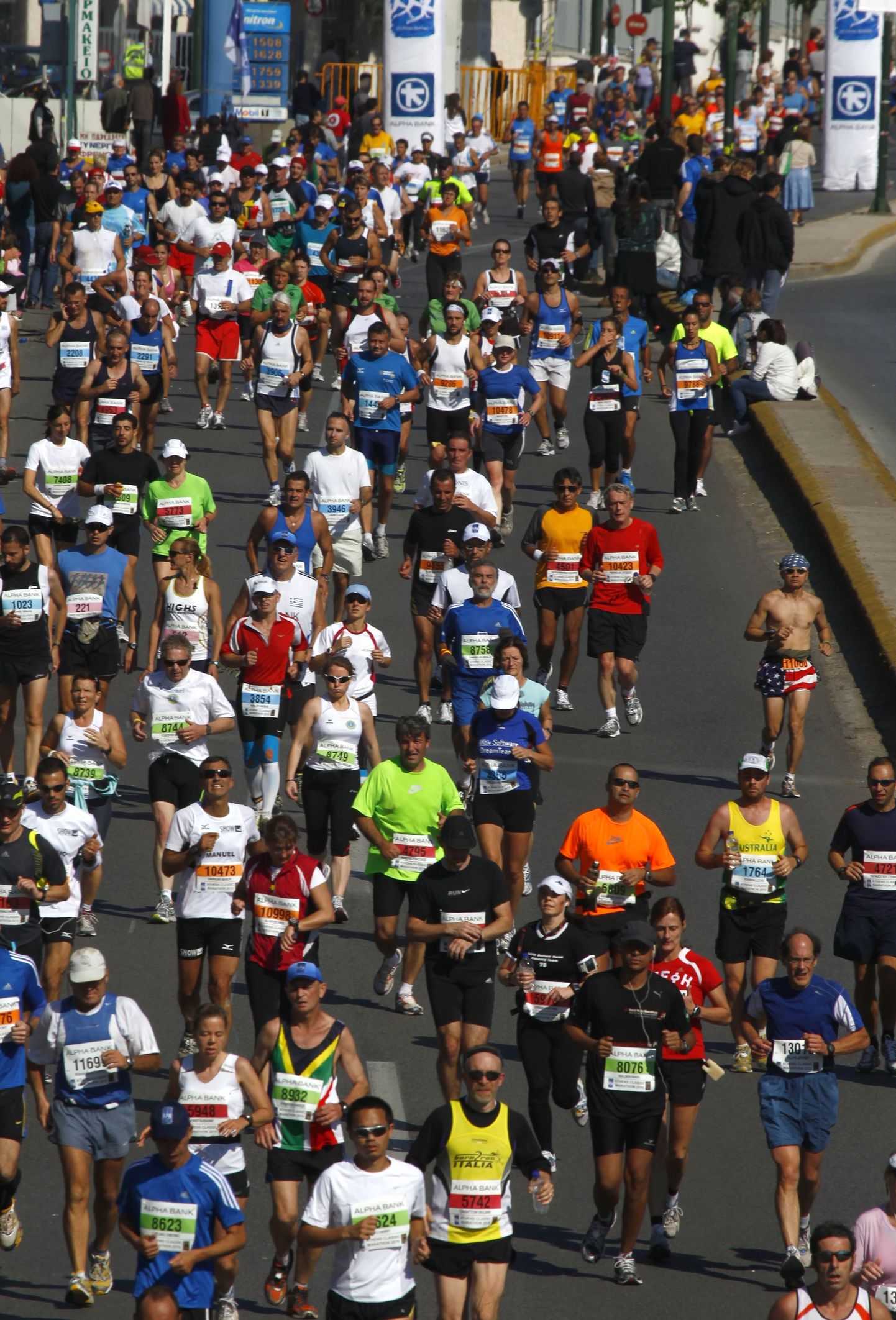 28. Ateena maratonil osalejad