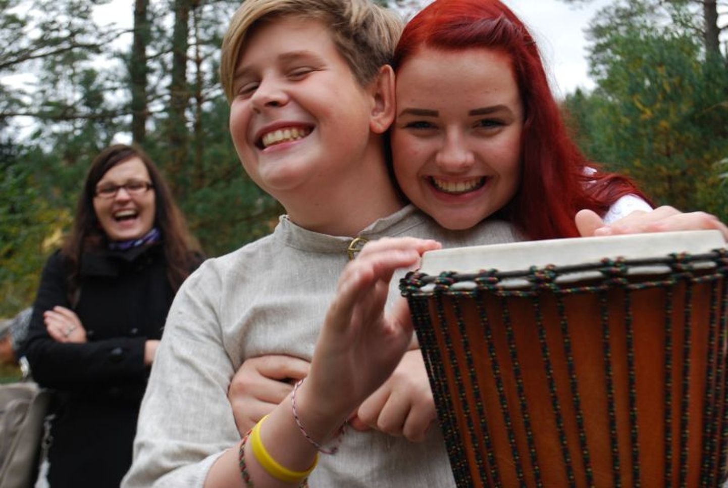 Noorte lauljate konkursi "Kuldleheke" folklooripäev Kilingi-Nõmme lähedal Vango talus.