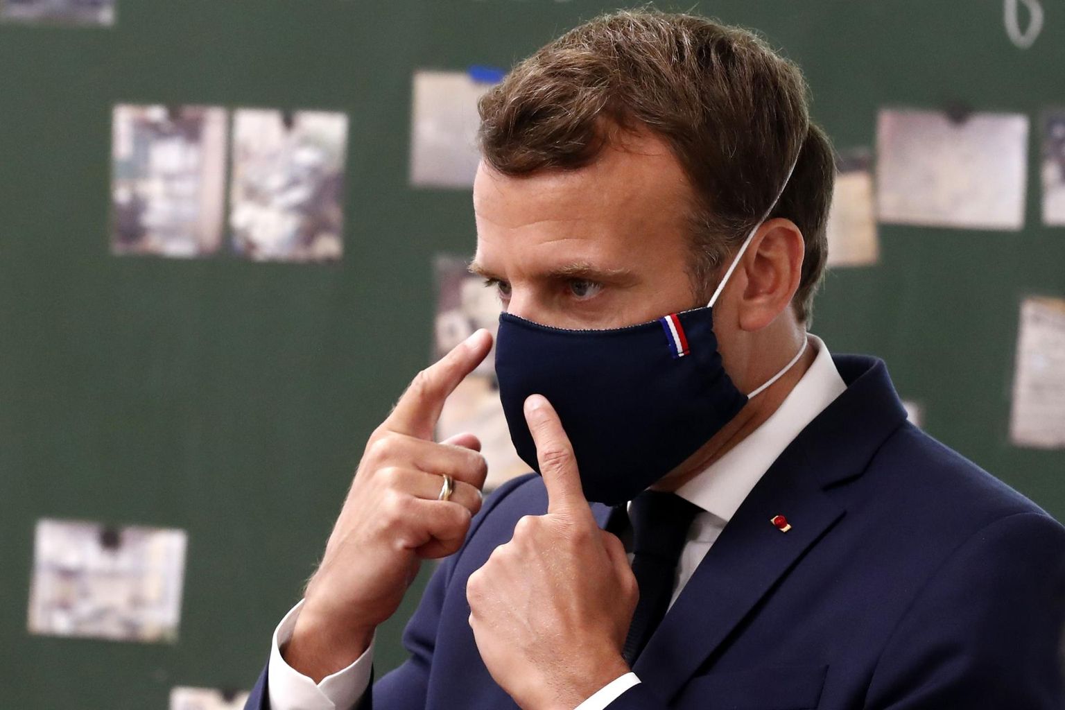 Prantsusmaa president Emmanuel Macron. foto: Ian Langsdon / Pool / Sipa / Scanpix