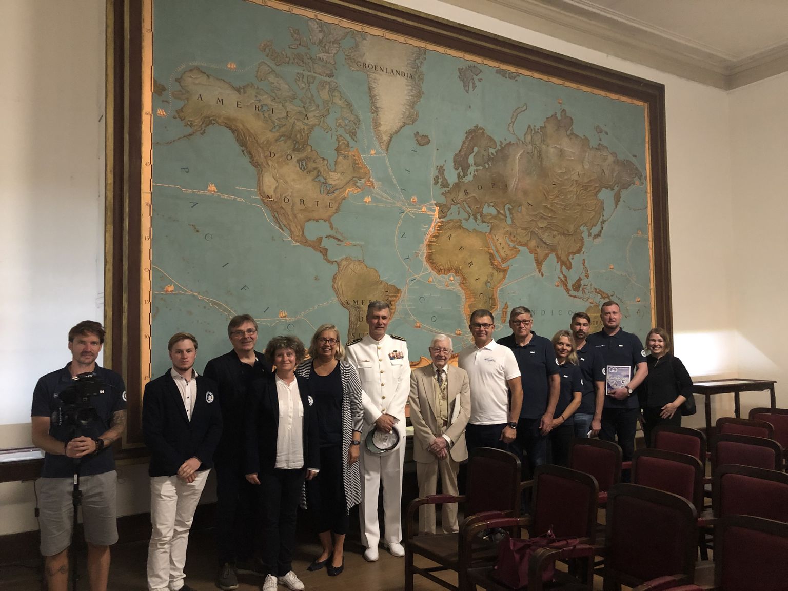 Ühispilt Algarve saalis Lissaboni Geograafia Seltsis.
