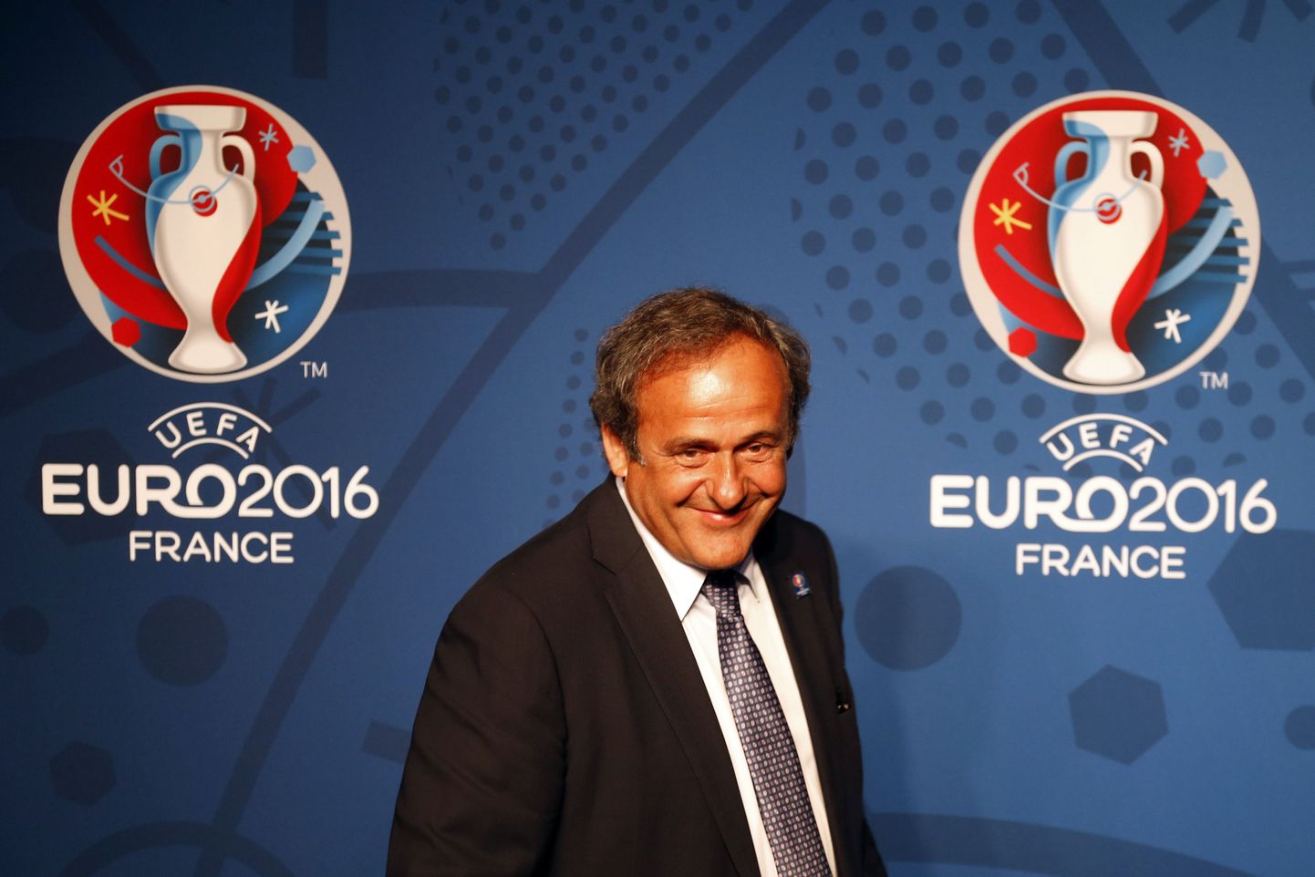 Презентация логотипа Евро-2016 прошла с участием Мишеля Платини.