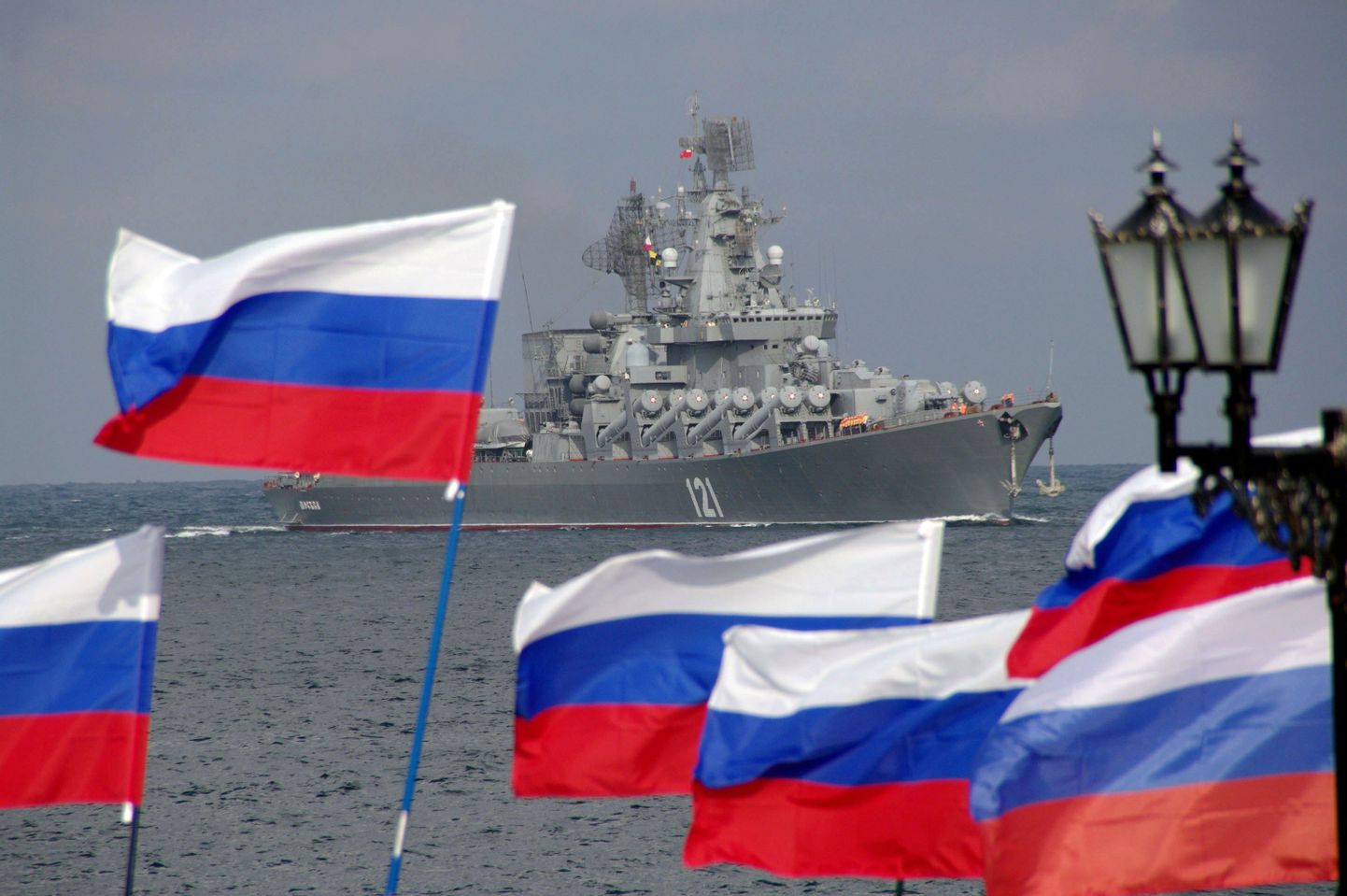 Venemaa sõjalaev Ukraina vetes.