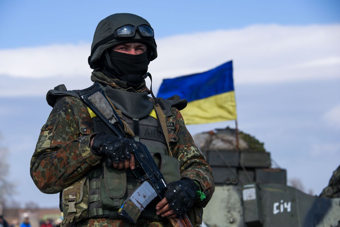 Ukraina sõdur. Foto on illustratiivne.