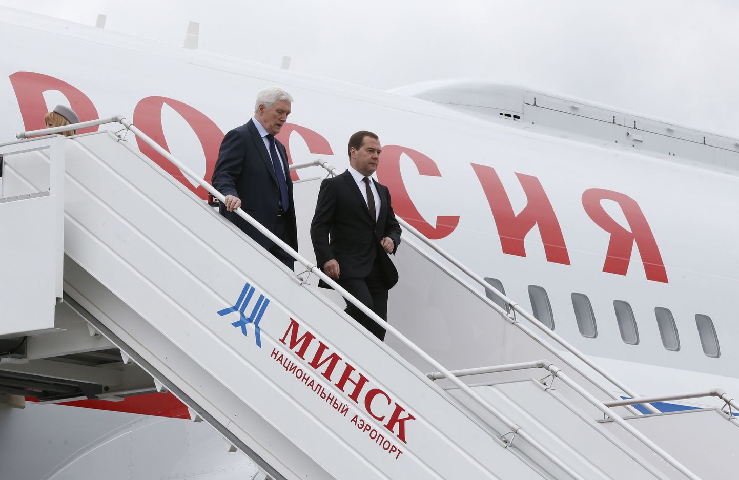Mai lõpus külastas Minski lennujaama Venemaa peaminister Dmitri Medvedev