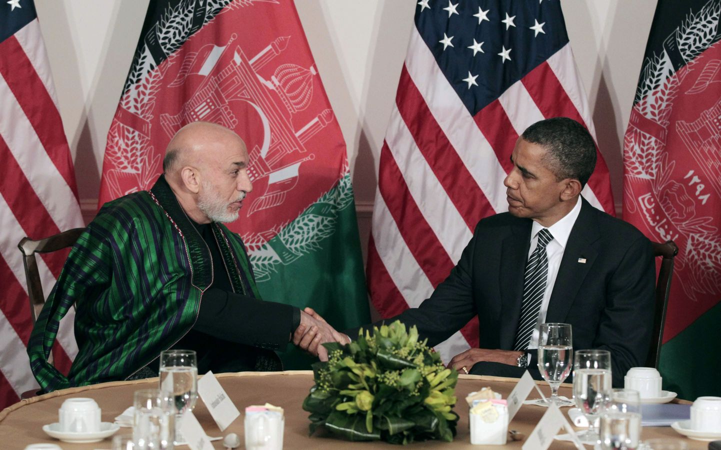 Hamid Karzai ja Barack Obama mullu septembris Washingtonis.