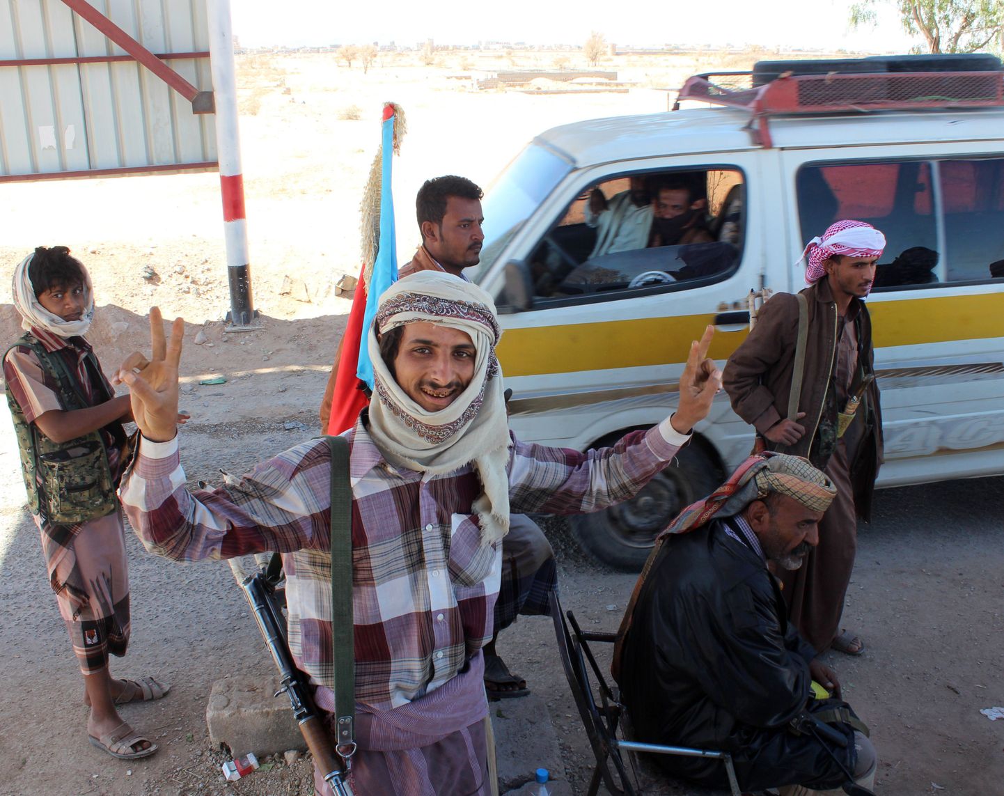 Lõuna-Jeemeni separatistide toetajad.