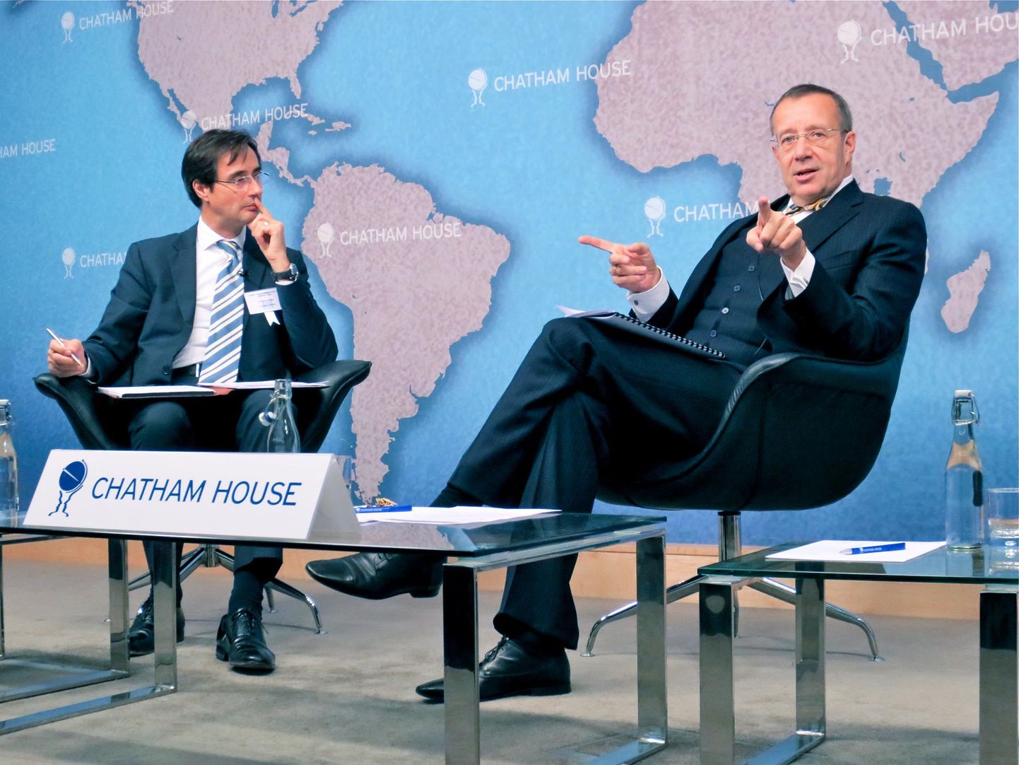 President Toomas Hendrik Ilves, kes viibib töövisiidil Londonis, esines avakõnega mõttekoja Chatham House konverentsil.