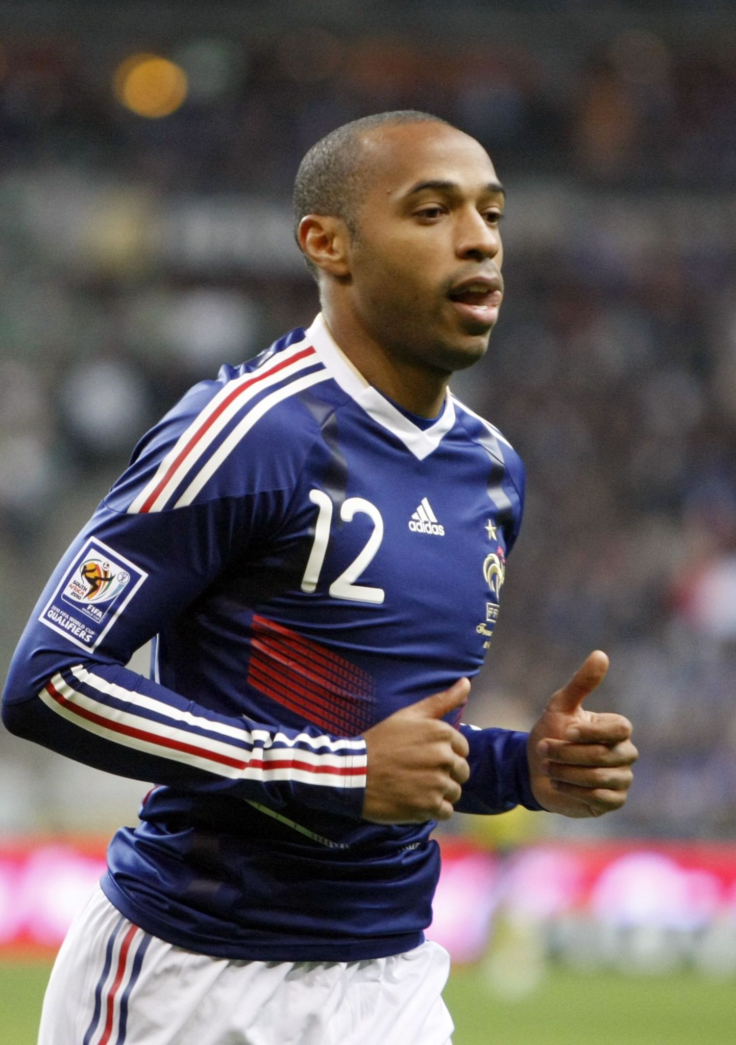 Prantsusmaa koondise kapten Thierry Henry.