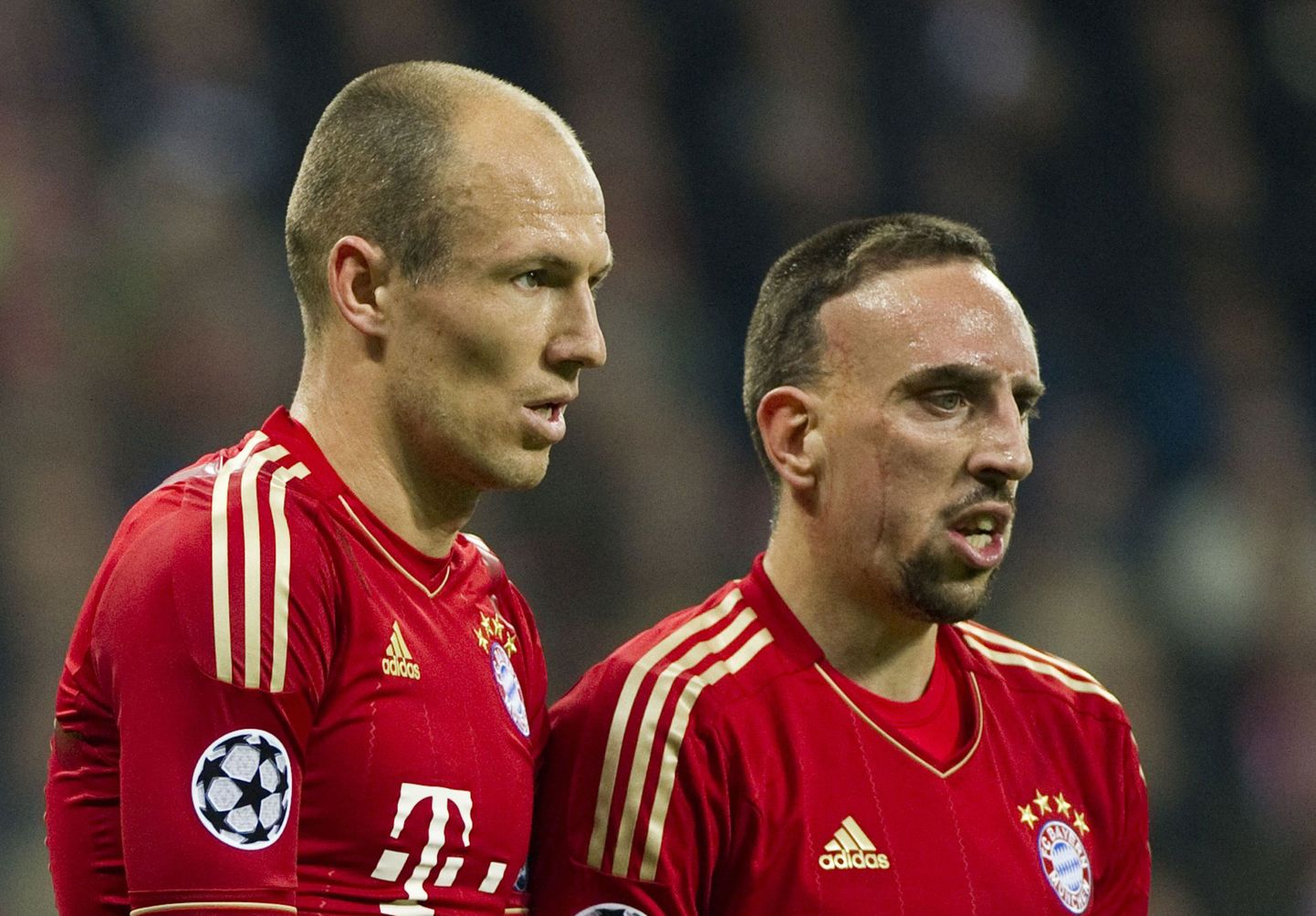 Arjen Robben ja Franck Ribery.
