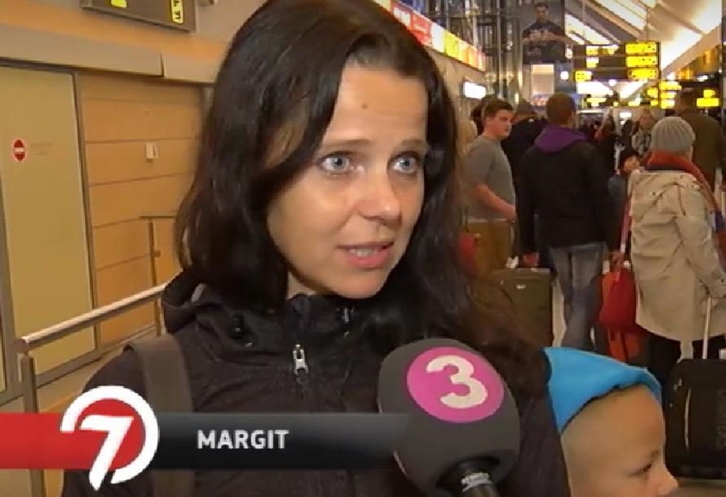 Egiptusest Eestisse saabunud turist Margit.