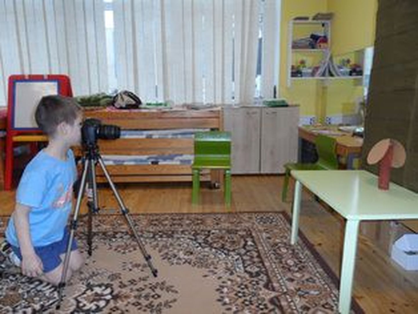 Kellukese lasteaed ja Pärnu Vene gümnaasium osalesid koostööprojektis „Laste tehtud, hästi tehtud multikas”.