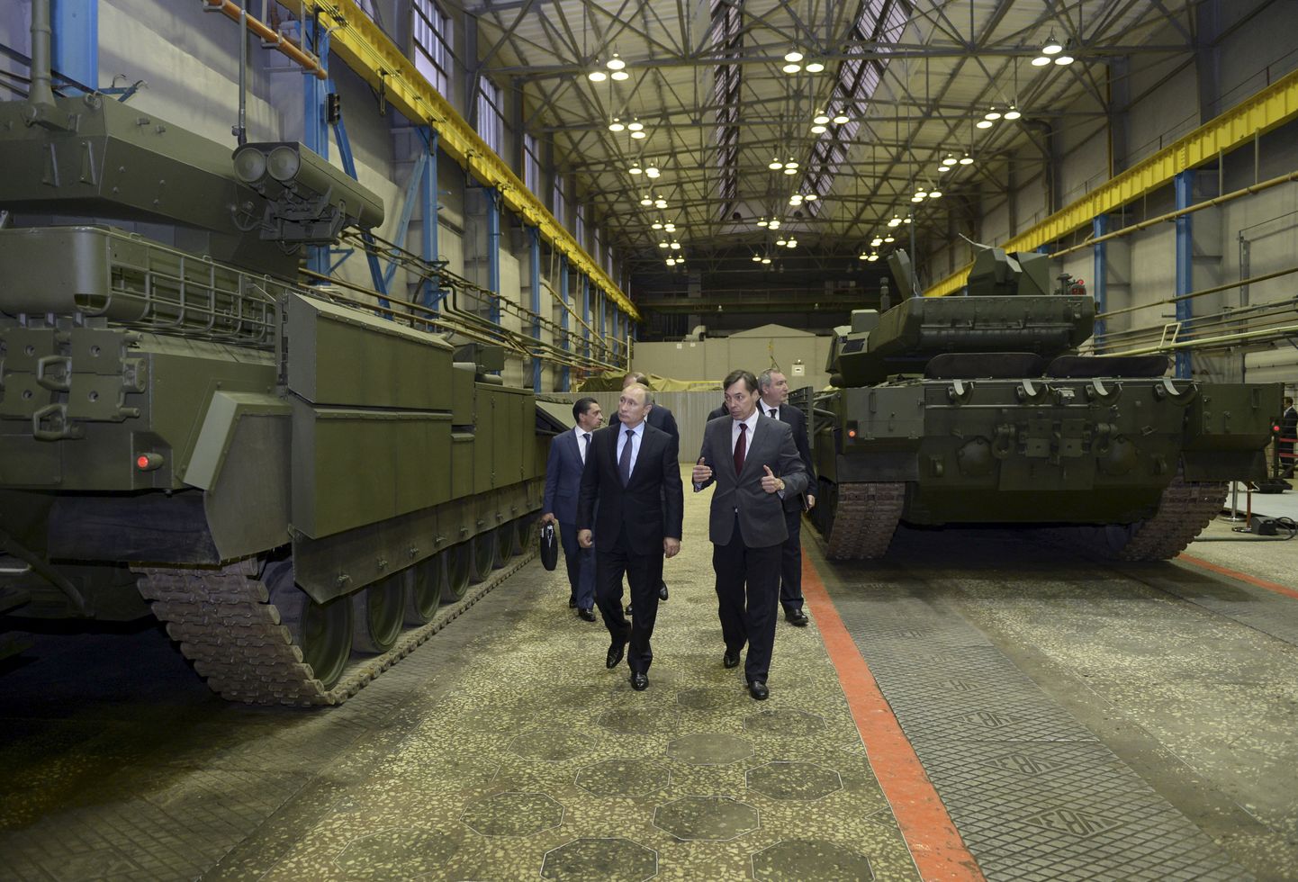 Venemaa president Vladimir Putin uusi tanke uudistamas.